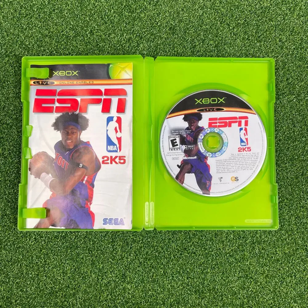 ESPN NBA 2K5 (Microsoft Xbox, 2004)  #1 Rated NBA Game CIB